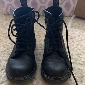 Dr. Martens Black Combat Boots